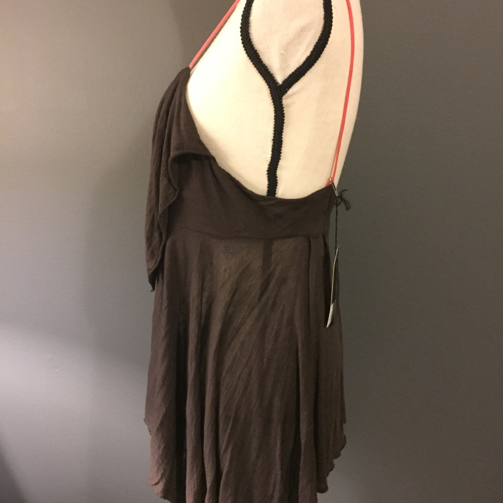 NWT Development Brown Jersey & Mesh Cami - Picture 2 of 6